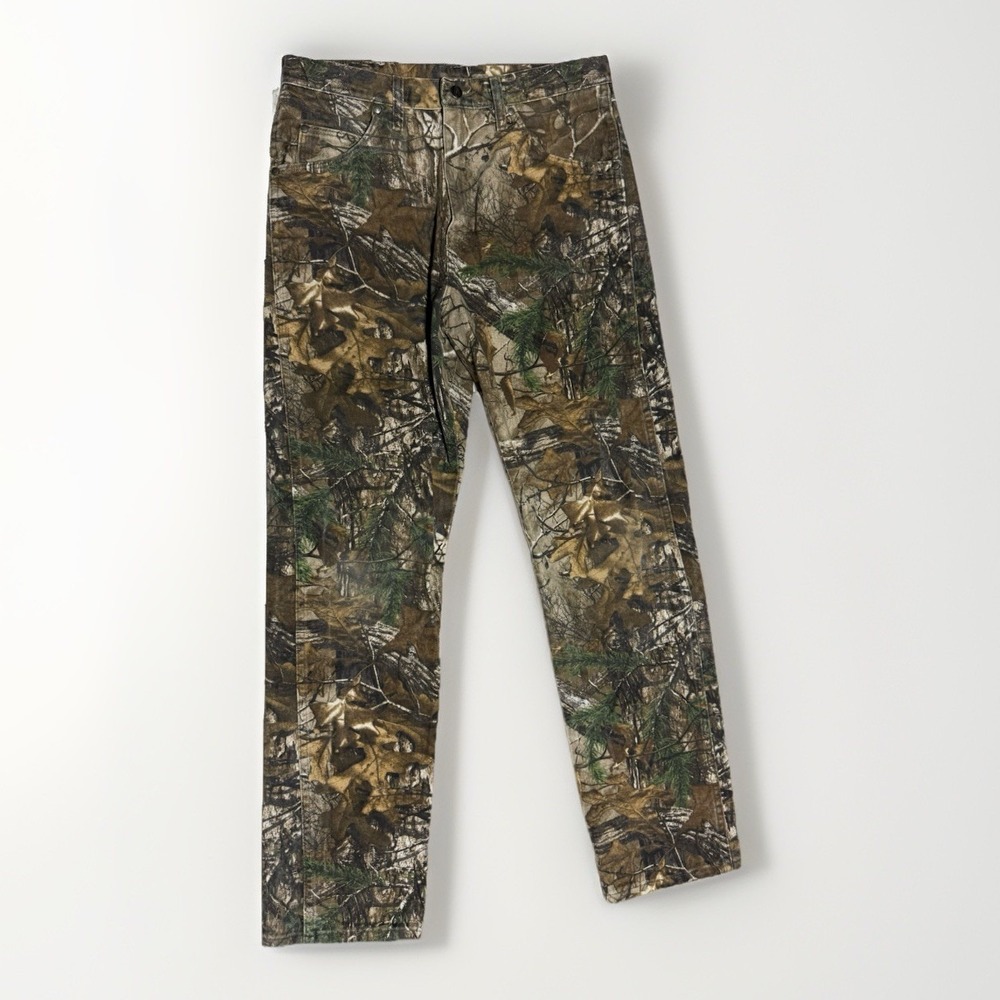 Wrangler Pro Gear‎ Realtree Camo Jeans Mens 34x34 Y2K Hunting Hardwoods USA